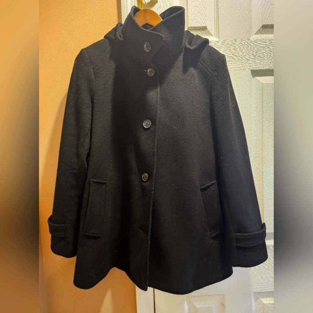 Lauren Ralph Lauren Women's Hooded A-Line Coat Size 12 - Picture 1 of 11